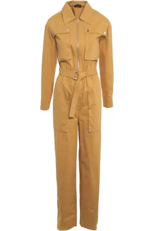 Liu Jo Dames, Jumpsuits & Playsuits, Geel, Maat: M Katoen