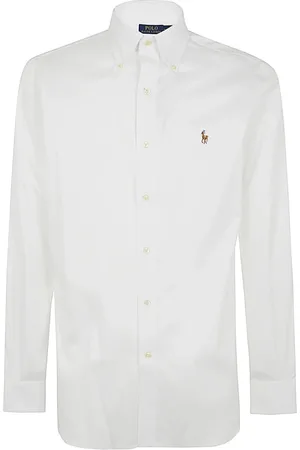 Ralph Lauren Heren, Overhemden, Wit, Maat: XL Katoen