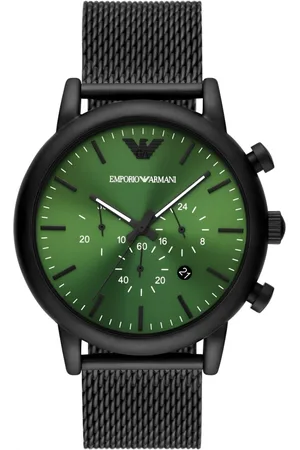 Emporio Armani Heren, Accessoires, Zwart, Maat: ONE Size