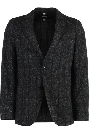 HUGO BOSS Heren, Jassen, Zwart, Maat: L Wol