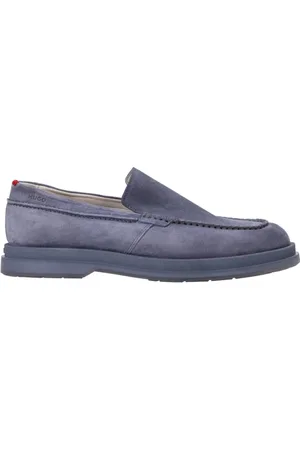 HUGO BOSS Heren, Schoenen, Blauw, Maat: 43 EU Suède