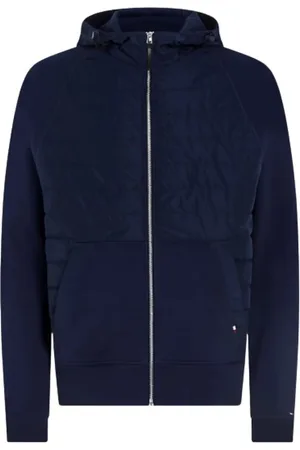 Tommy Hilfiger Heren, Sweatshirts & Hoodies, Blauw, Maat: M Katoen