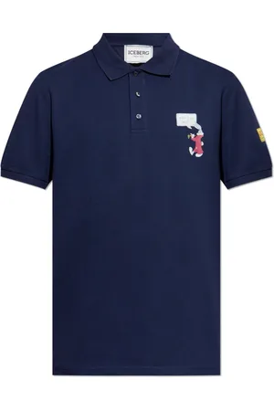 Iceberg Heren, Tops, Blauw, Maat: L Katoen