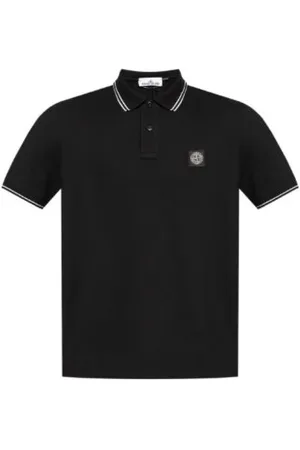 Stone Island Heren, Tops, Zwart, Maat: S Katoen