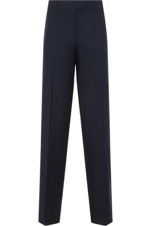 Miu Miu Dames, Broeken, Blauw, Maat: 2XS Wol