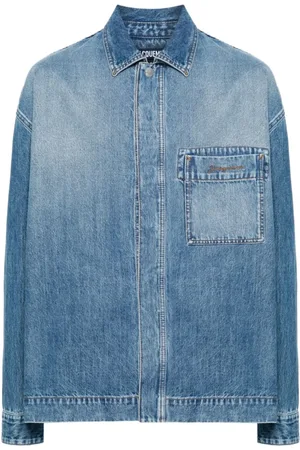 Jacquemus Heren, Overhemden, Blauw, Maat: M Denim