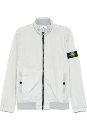 Stone Island Heren, Jassen, Grijs, Maat: L Polyamide