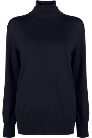 Jil Sander Dames, Truien, Blauw, Maat: M Wol