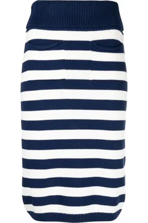 Kenzo Dames, Rokken, Blauw, Maat: L Katoen