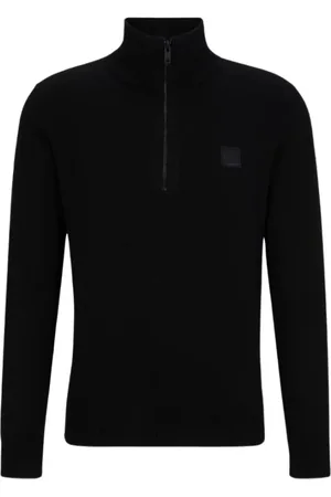 HUGO BOSS Heren, Truien, Zwart, Maat: S Wol
