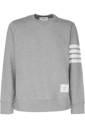 Thom Browne Heren, Sweatshirts & Hoodies, Grijs, Maat: L Katoen