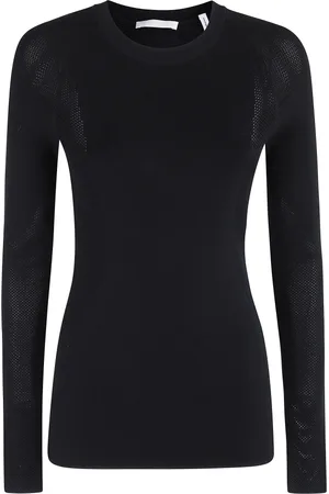 Helmut Lang Dames, Truien, Zwart, Maat: M Viscose