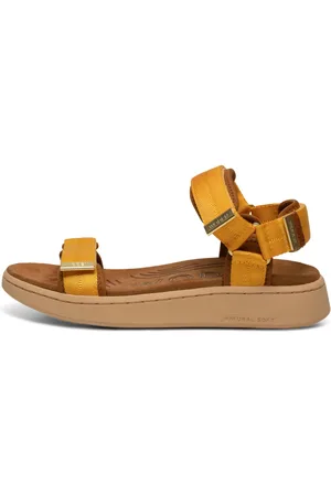 Woden Dames, Schoenen, Geel, Maat: 39 EU Leer