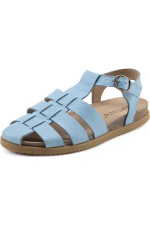 Nature Dames, Schoenen, Blauw, Maat: 37 EU Leer