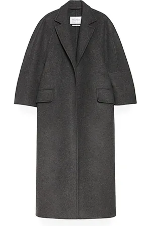 Max Mara Dames, Mantels, Grijs, Maat: 3XS Wol