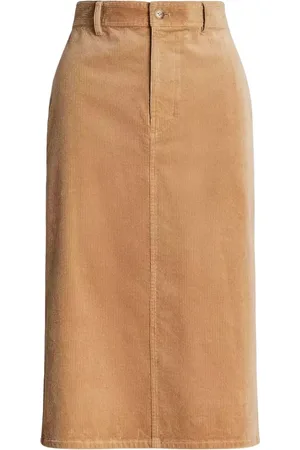 Ralph Lauren Dames, Rokken, Bruin, Maat: L Corduroy