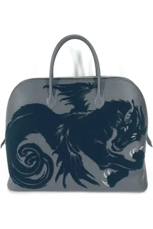 Hermès Dames, Pre-owned, Zwart, Maat: ONE Size Leer