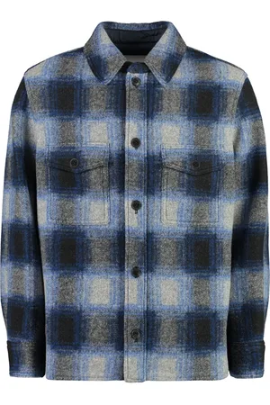 Isabel Marant Heren, Overhemden, Blauw, Maat: S Acryl