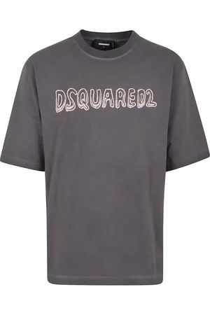 Dsquared2 Heren, Tops, Grijs, Maat: L Katoen