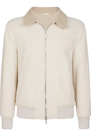 ELEVENTY Heren, Jassen, Wit, Maat: 2XL Wol