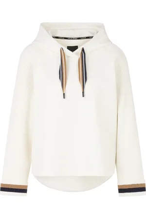 Marc Cain Dames, Sweatshirts & Hoodies, Wit, Maat: XL Katoen
