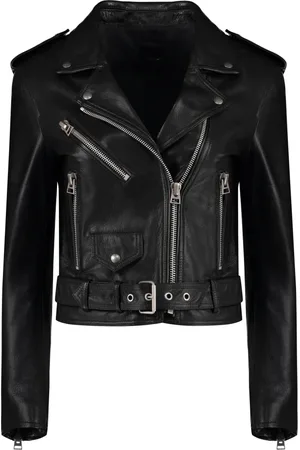 Tom Ford Dames, Jassen, Zwart, Maat: 2XS Leer