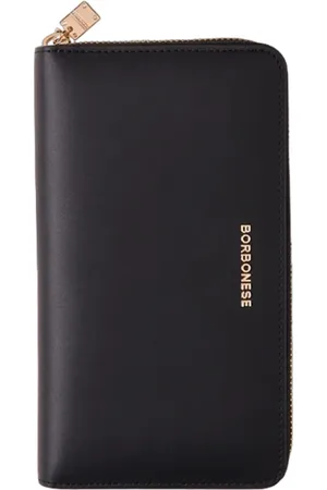 Borbonese Dames, Accessoires, Zwart, Maat: ONE Size Leer