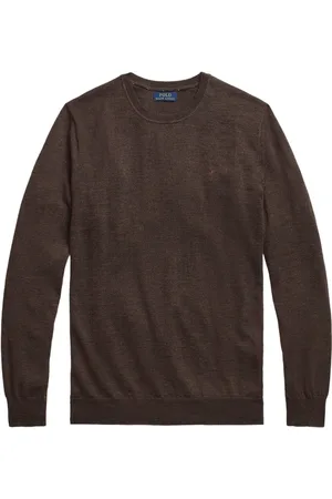 Ralph Lauren Heren, Truien, Bruin, Maat: 3XL Wol