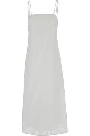 Tory Burch Dames, Jurken, Wit, Maat: S Katoen