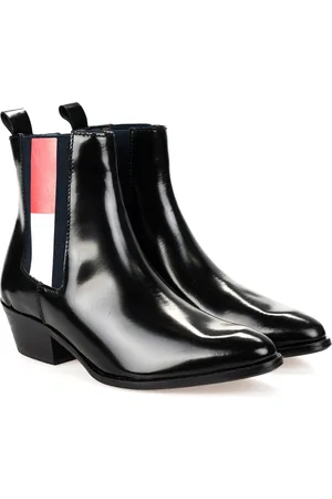 Tommy Hilfiger Dames, Schoenen, Zwart, Maat: 37 EU Leer