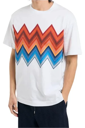 Missoni Heren, Tops, Wit, Maat: S