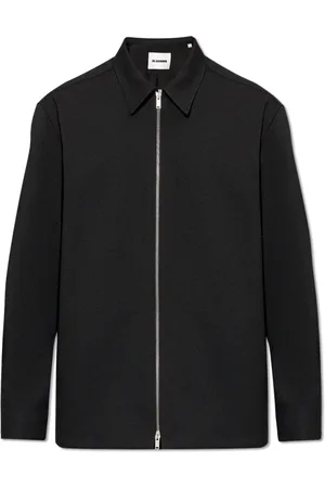 Jil Sander Heren, Overhemden, Zwart, Maat: XL