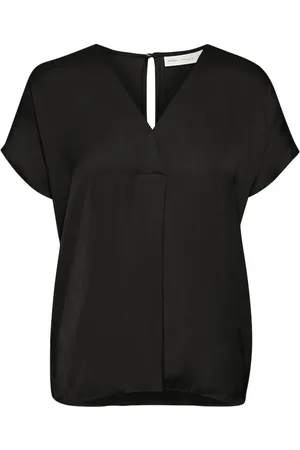 INWEAR Dames, Blouses & Shirts, Zwart, Maat: 2XS Poliester