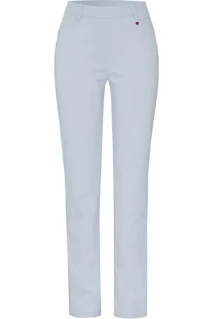 Toni Dames, Broeken, Blauw, Maat: L