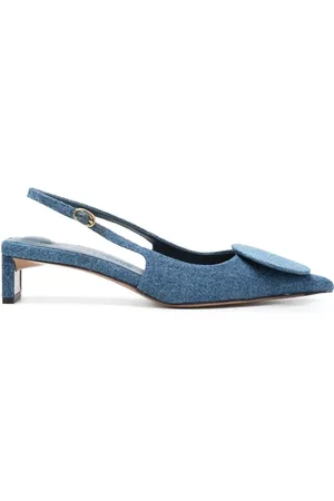 Jacquemus Dames, Schoenen, Blauw, Maat: 39 EU Denim