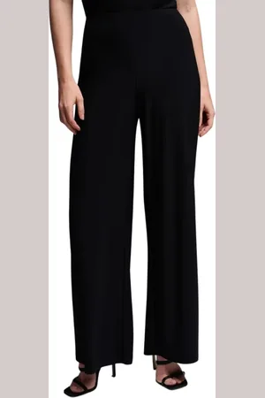 Joseph Ribkoff Dames, Broeken, Zwart, Maat: M Spandex