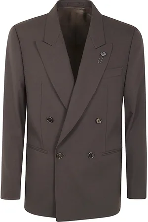 LARDINI Heren, Jassen, Bruin, Maat: L Wol