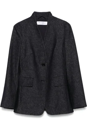 Max Mara Dames, Jassen, Zwart, Maat: S
