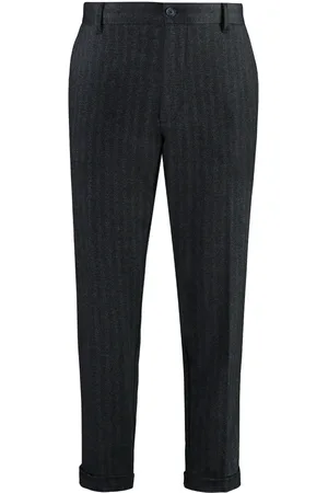 HUGO BOSS Heren, Broeken, Blauw, Maat: XL Viscose