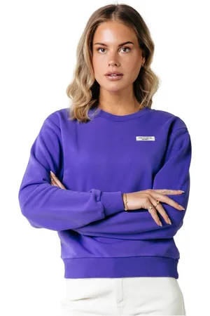 Colourful rebel Dames, Sweatshirts & Hoodies, Paars, Maat: XL Katoen