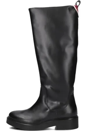Tommy Hilfiger Dames, Schoenen, Zwart, Maat: 39 EU Leer