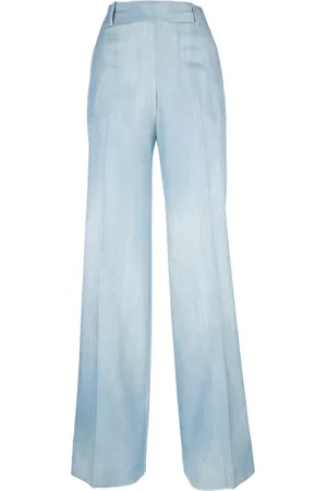 ERMANNO SCERVINO Dames, Broeken, Blauw, Maat: L Denim