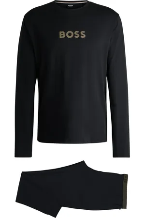HUGO BOSS Heren, Nachtkleding & Lounge, Zwart, Maat: M Katoen