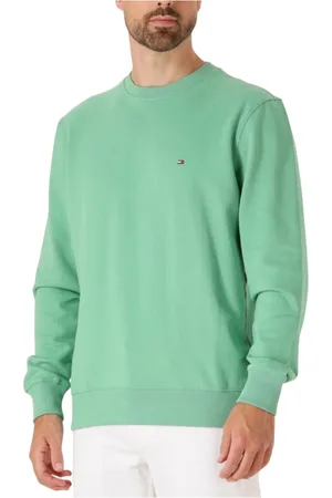 Tommy Hilfiger Heren, Sweatshirts & Hoodies, Groen, Maat: S Katoen