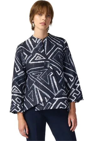 Joseph Ribkoff Dames, Jassen, Blauw, Maat: 2XL
