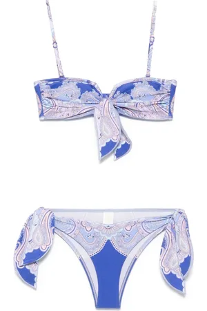 ZIMMERMANN Dames, Badkleding, Blauw, Maat: L Polyamide