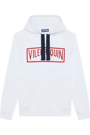 Vilebrequin Heren, Sweatshirts & Hoodies, Wit, Maat: 2XL Katoen