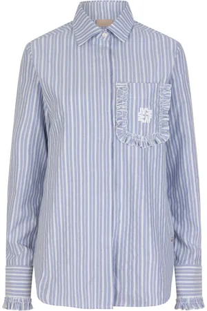 Josh V Dames, Blouses & Shirts, Blauw, Maat: XL