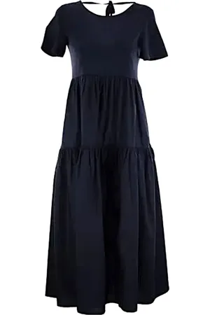 Max Mara Dames, Jurken, Blauw, Maat: XS Katoen