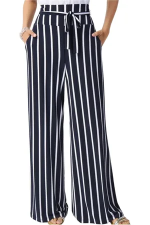 Joseph Ribkoff Dames, Broeken, Blauw, Maat: 3XL